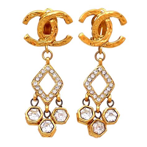 chanel earring vintage|original Chanel earrings.